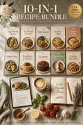 10-in-1 recipe bundle for women - 300 easy step-by-step meals PDF