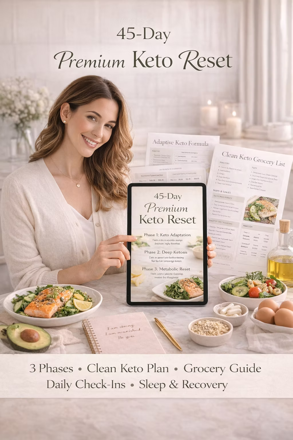 45-Day Premium Keto Wellness Roadmap PDF for Women Cover
