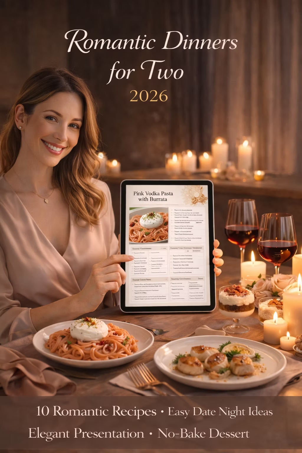 Romantic Dinners for Two: 10 Date Night Recipes PDF | Elegant Couples Dinner at Home