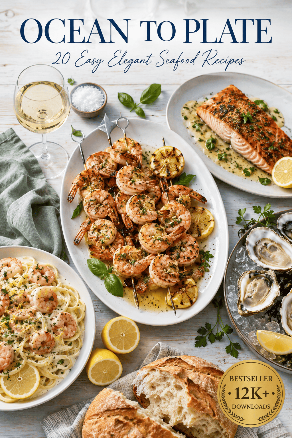 Seafood Cookbook – 20 Easy Fish, Shrimp & Shellfish Recipes PDF