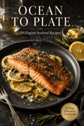 Ocean to Plate Seafood Cookbook PDF Cover – 20 Fish & Shrimp Recipes
