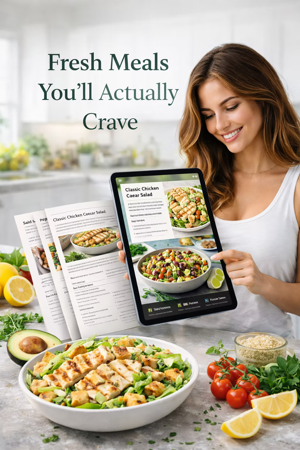 20 Juicy Salads That Actually Fill You Up: Fast Healthy Recipes for Easy Weight Loss