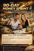 90 day money reset planner for women digital budget workbook