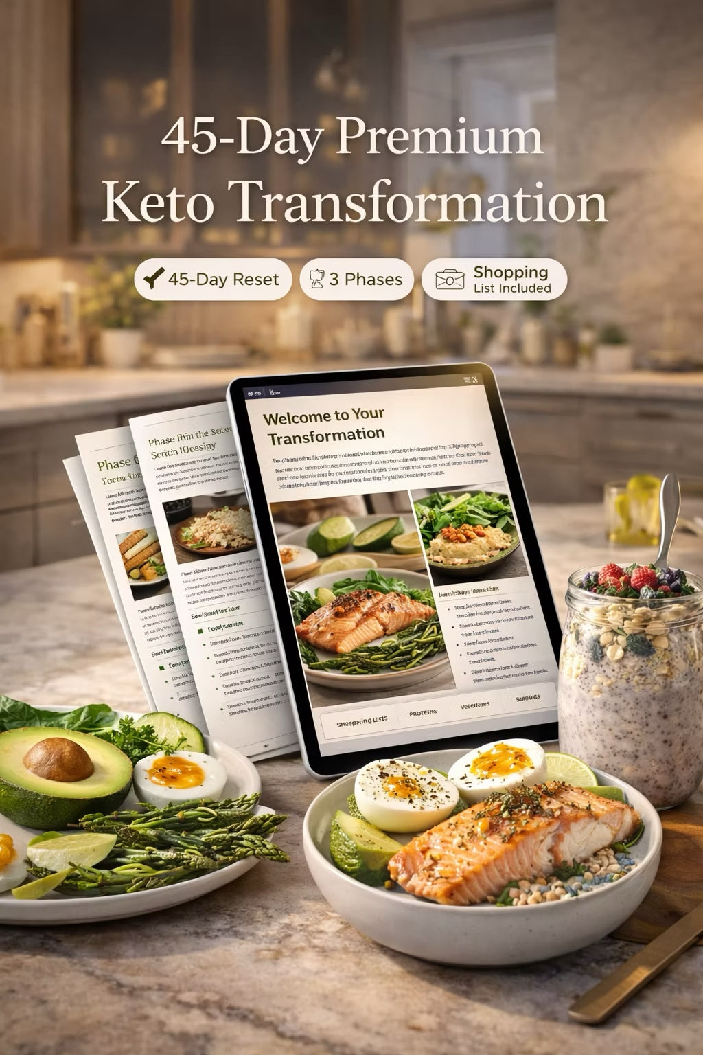 45-Day Keto Reset for Women PDF — Clean Keto Program Cover